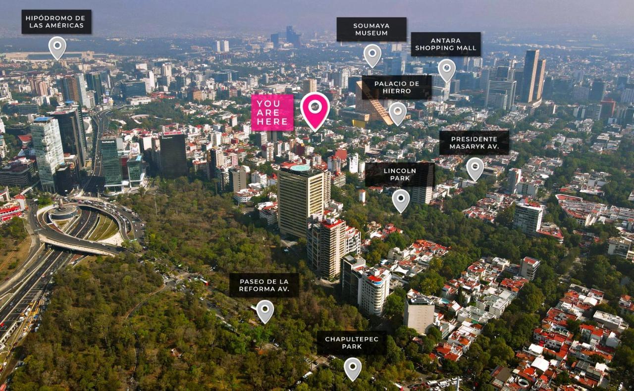 Apartmán Uliv Parque Lincoln Ciudad de México Exteriér fotografie